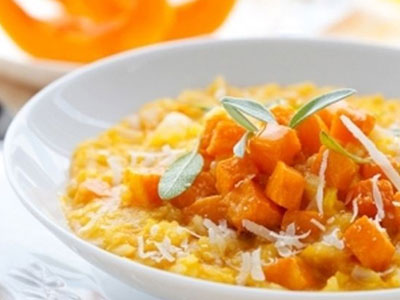 Γεύση που ξεχωρίζει: Ριζότο με κολοκύθα, παρμεζάνα και φασκόμηλο